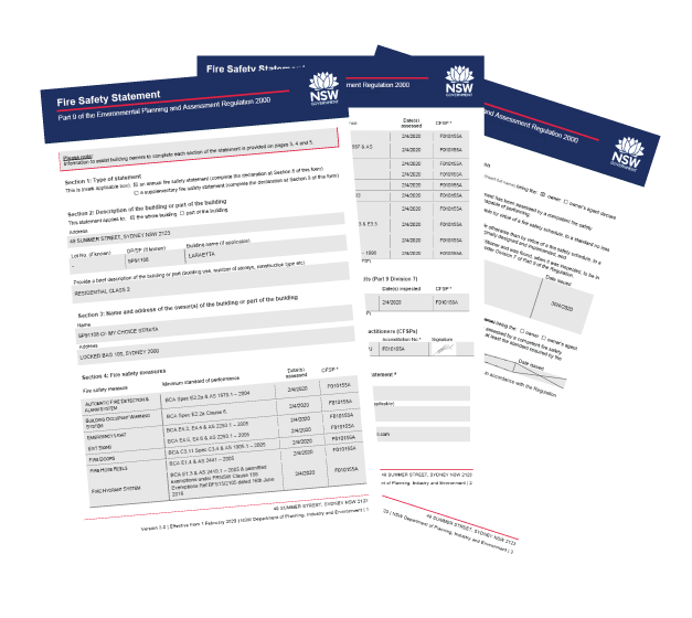 OmTrak Annual Fire Safety Statements